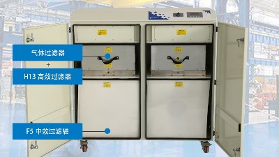 與煙霧過濾器時代共同進步，執(zhí)信環(huán)保激光打標煙霧過濾器！