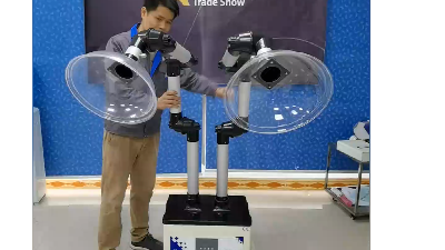 執(zhí)信環(huán)保車間除塵器設(shè)備吸塵器,除塵器小型,凈化企業(yè)車間煙塵污染！